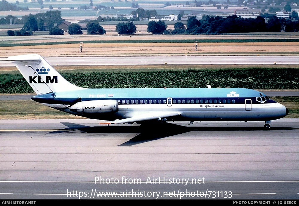 Aircraft Photo of PH-DNC | Douglas DC-9-15 | KLM - Royal Dutch Airlines | AirHistory.net #731133