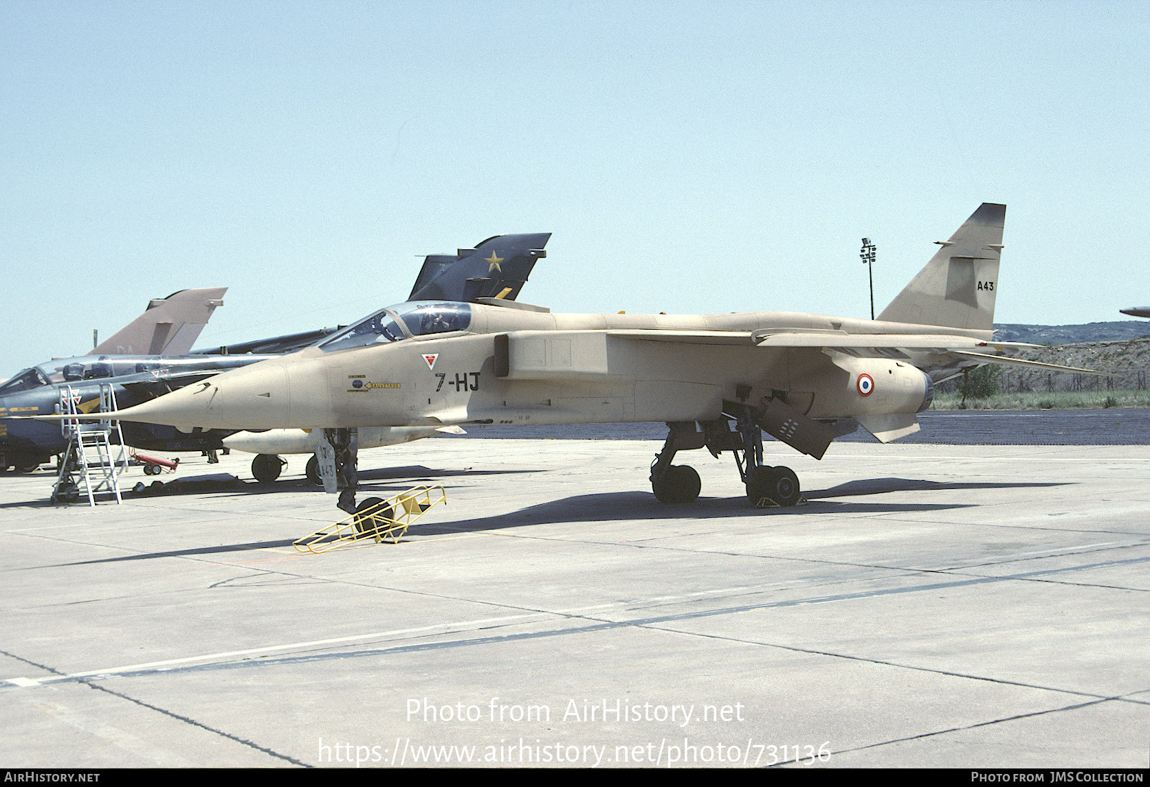 Aircraft Photo of A43 | Sepecat Jaguar A | France - Air Force | AirHistory.net #731136