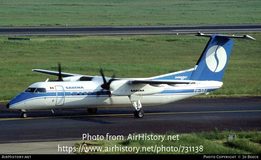 Aircraft Photo of PH-SDJ | De Havilland Canada DHC-8-311A Dash 8 | Sabena | AirHistory.net #731138