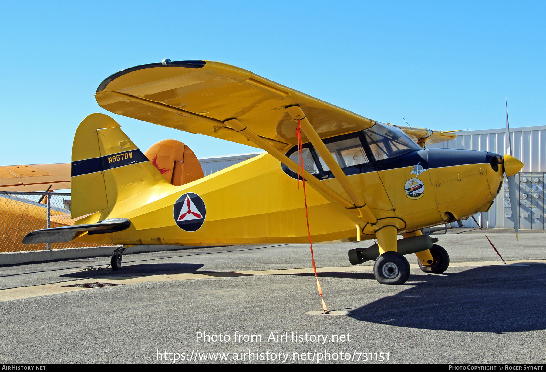 Aircraft Photo of N957DW | Stinson 10A Voyager | Civil Air Patrol | AirHistory.net #731151