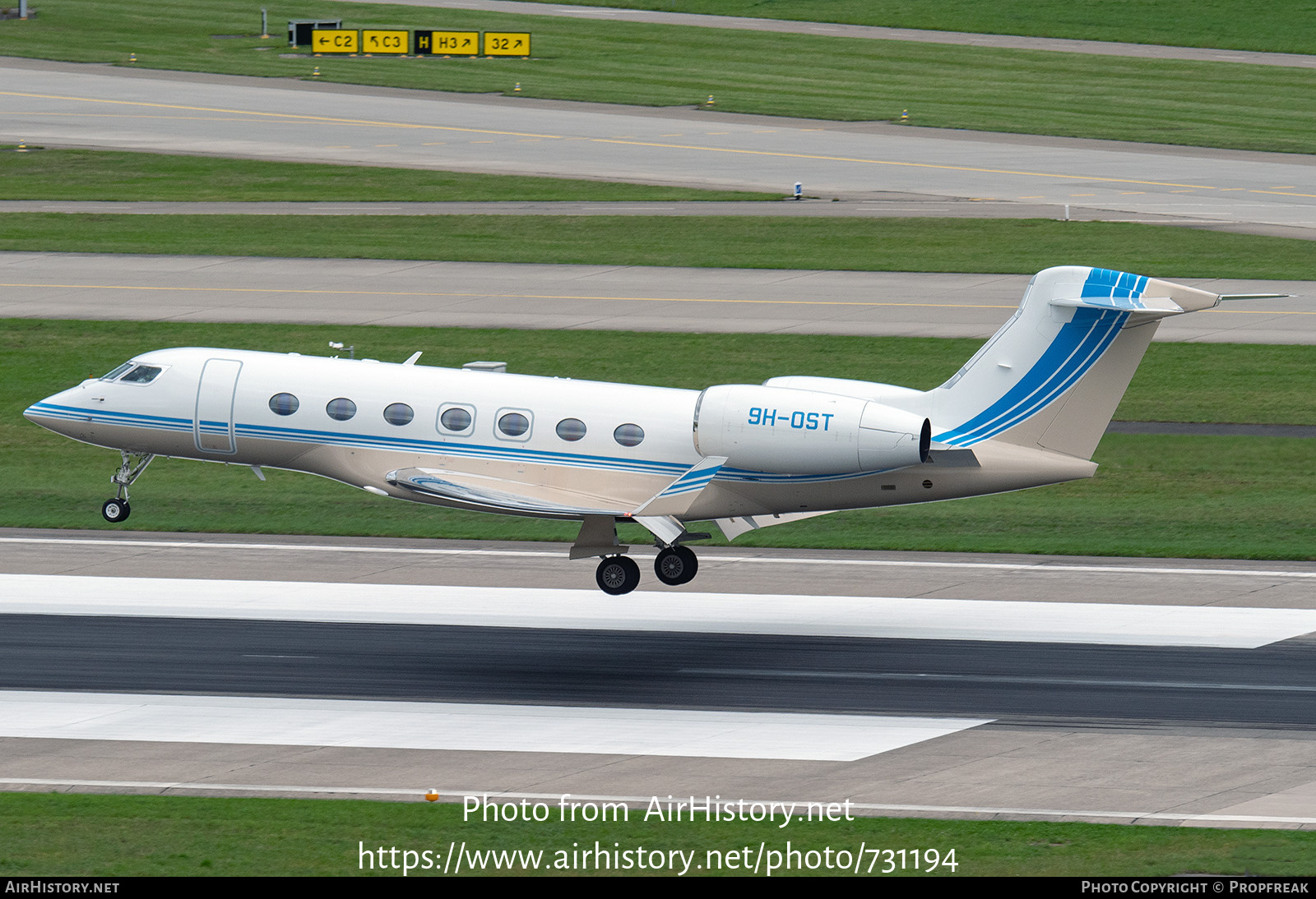 Aircraft Photo of 9H-OST | Gulfstream Aerospace G500 (G-VII) | AirHistory.net #731194