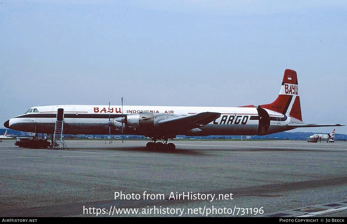 Aircraft Photo of PK-BAW | Canadair CL-44D4-2 | Bayu Indonesia Air | AirHistory.net #731196