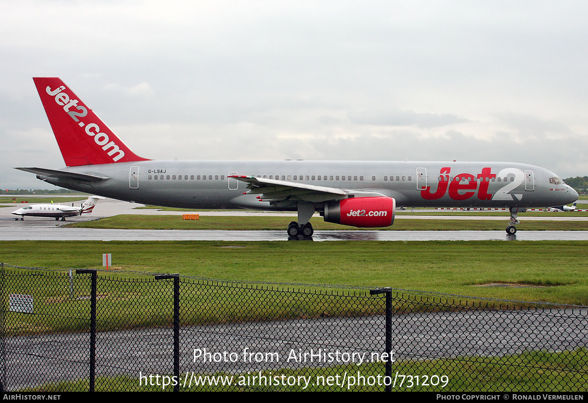 Aircraft Photo of G-LSAJ | Boeing 757-236 | Jet2 | AirHistory.net #731209