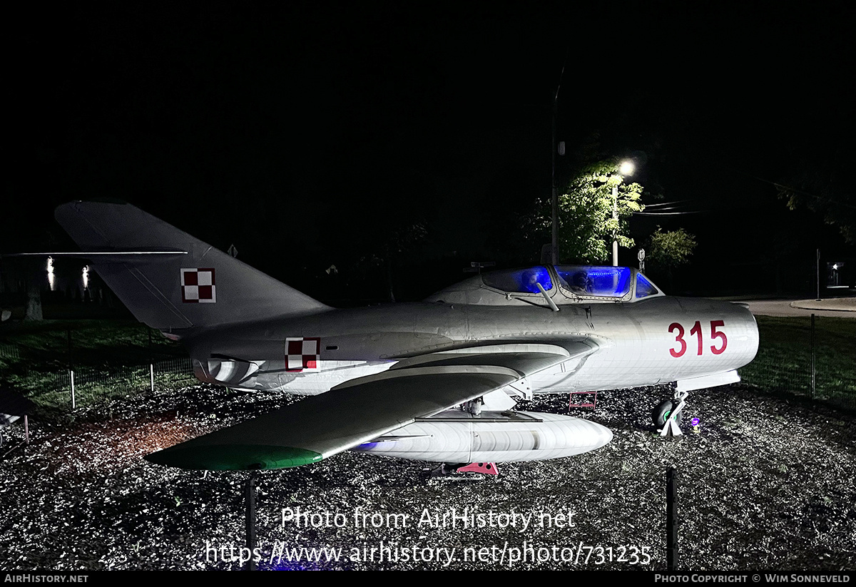 Aircraft Photo of 315 | Mikoyan-Gurevich MiG-15UTI | Poland - Air Force | AirHistory.net #731235