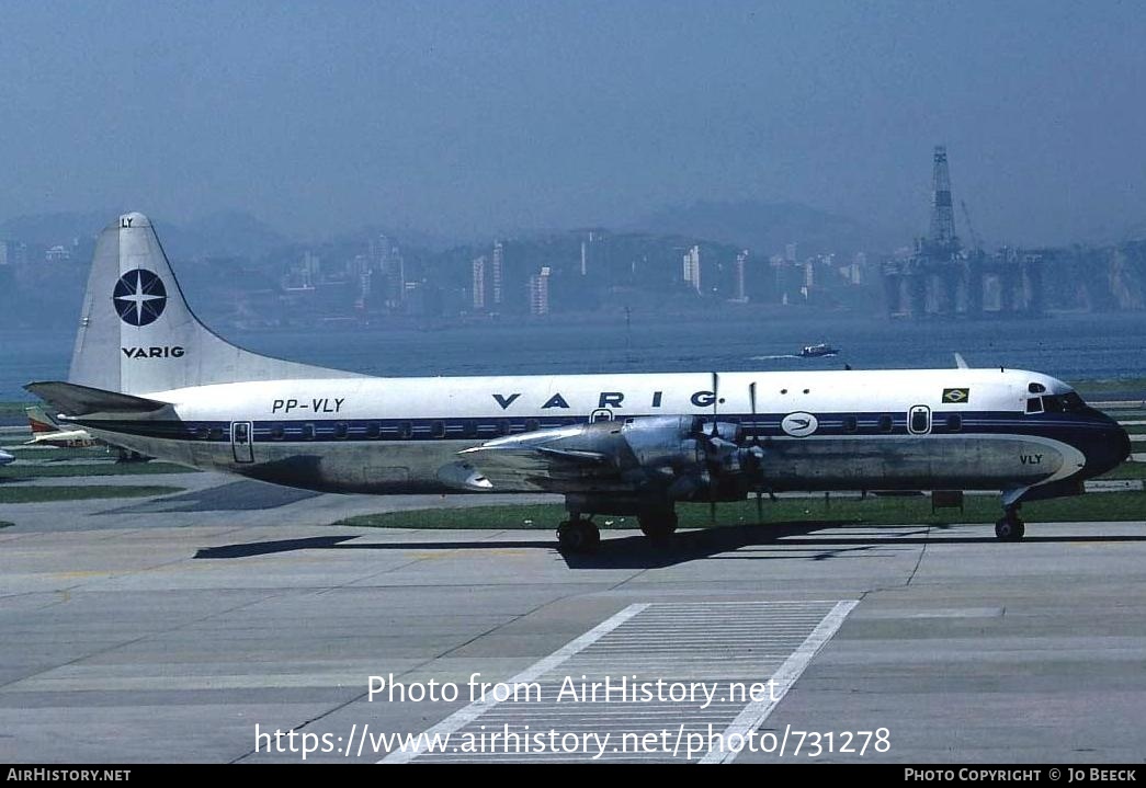 Aircraft Photo of PP-VLY | Lockheed L-188A Electra | Varig | AirHistory.net #731278