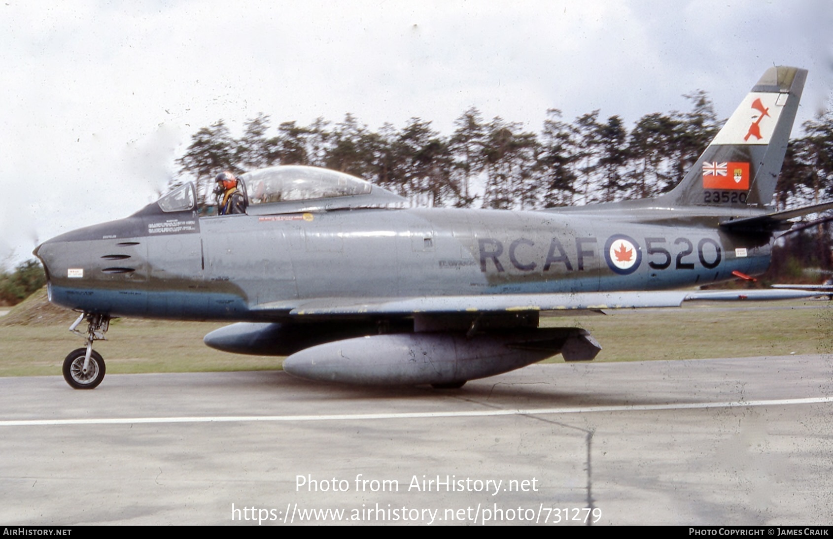 Aircraft Photo of 23520 | Canadair CL-13B Sabre 6 | Canada - Air Force | AirHistory.net #731279