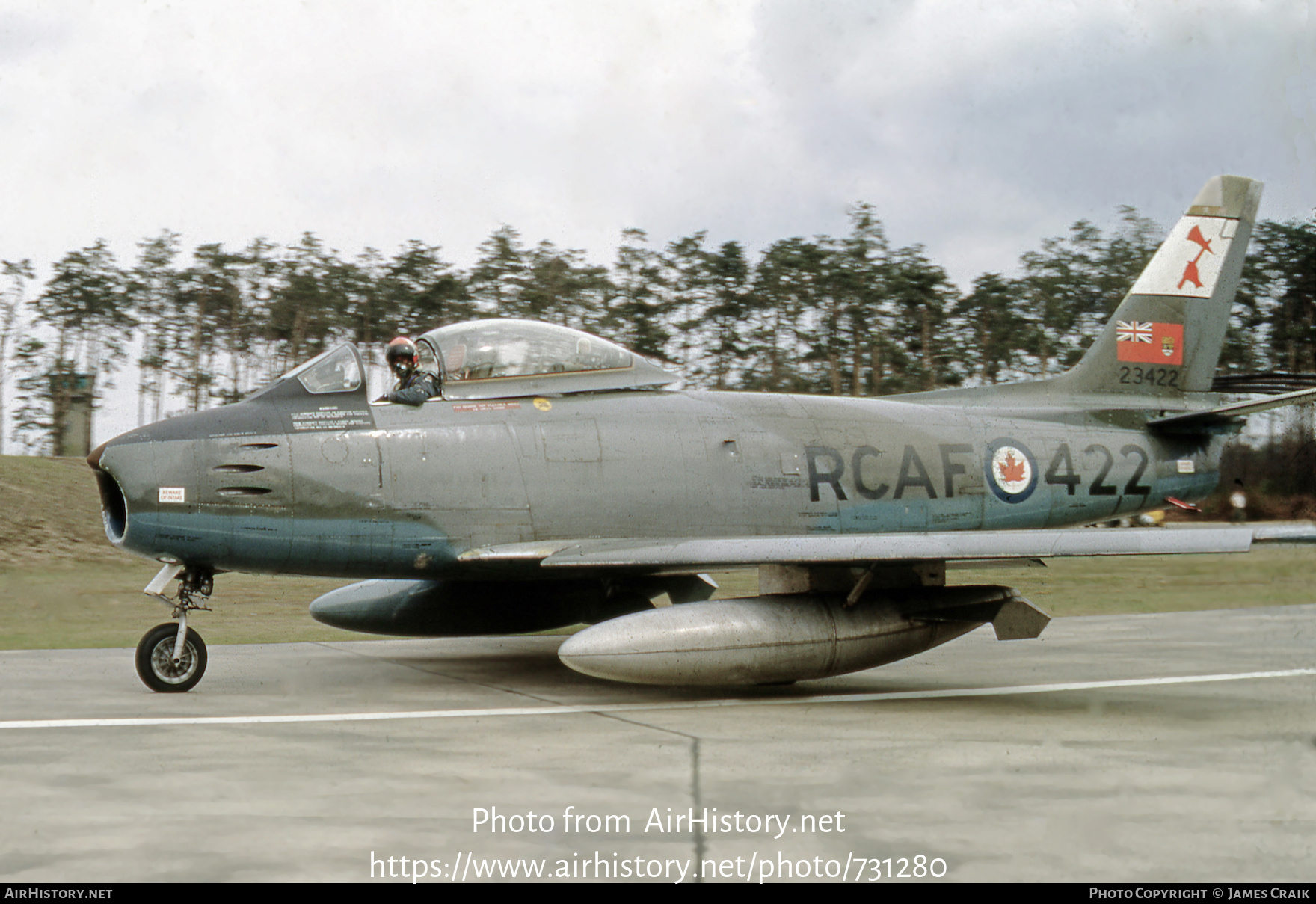 Aircraft Photo of 23422 | Canadair CL-13B Sabre 6 | Canada - Air Force | AirHistory.net #731280