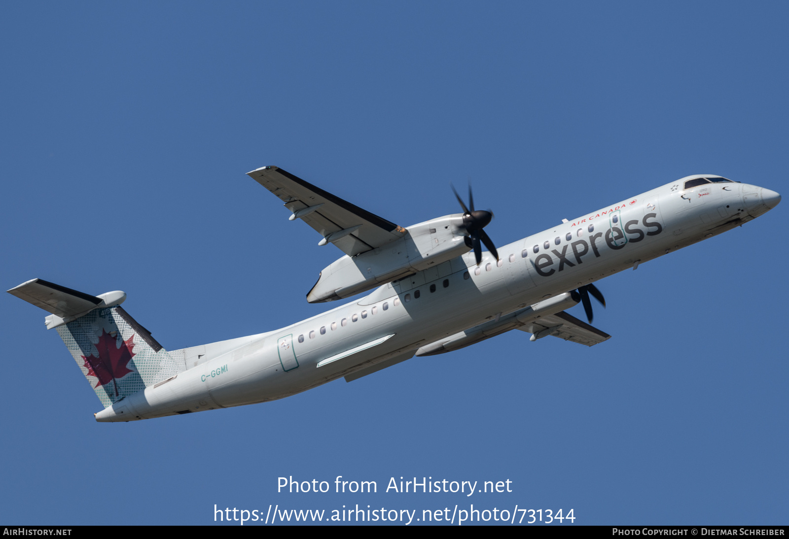 Aircraft Photo of C-GGMI | Bombardier DHC-8-402 Dash 8 | Air Canada Express | AirHistory.net #731344