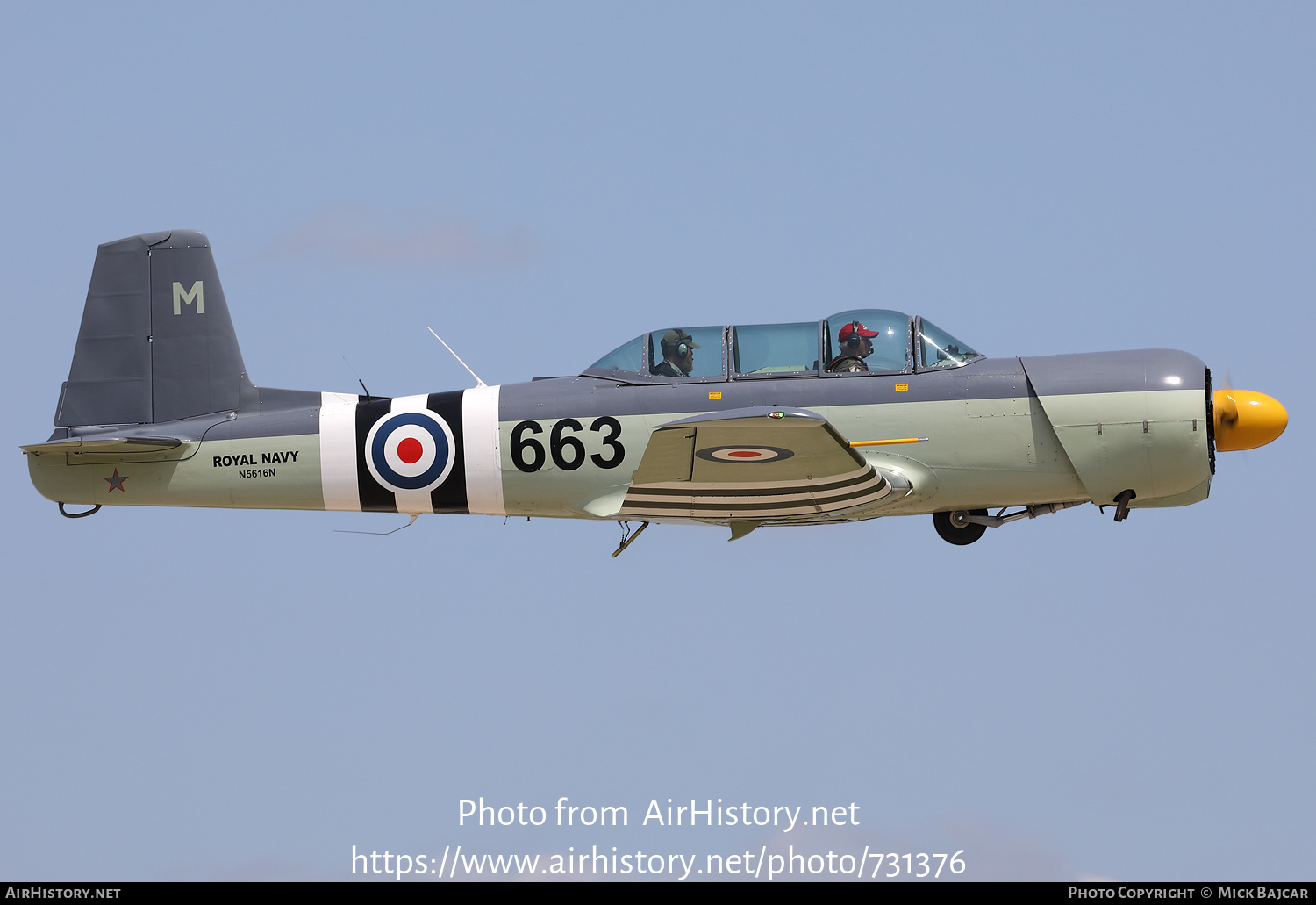 Aircraft Photo of N5616N | Nanchang CJ-6A | UK - Navy | AirHistory.net #731376