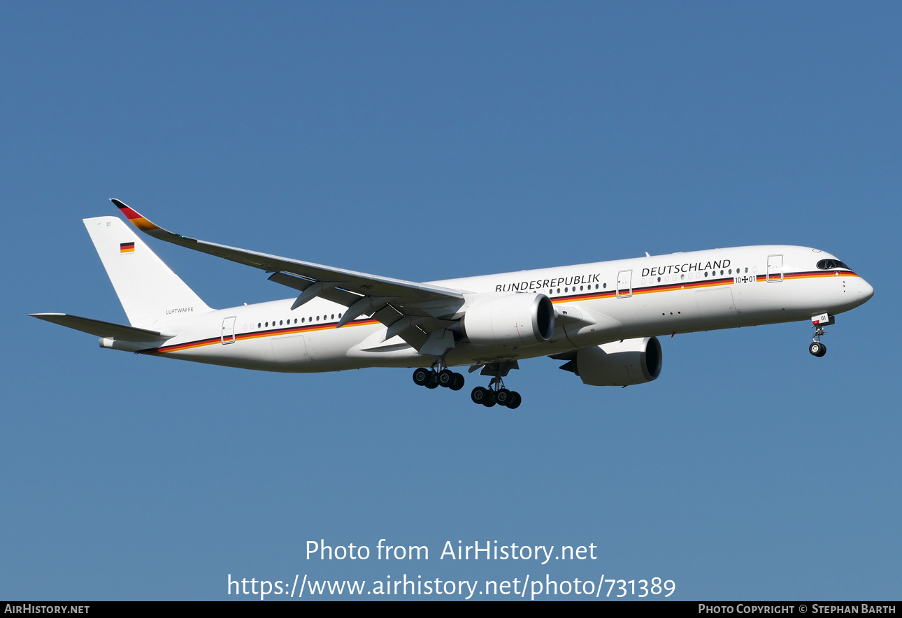 Aircraft Photo of 1001 | Airbus A350-941 | Germany - Air Force | AirHistory.net #731389