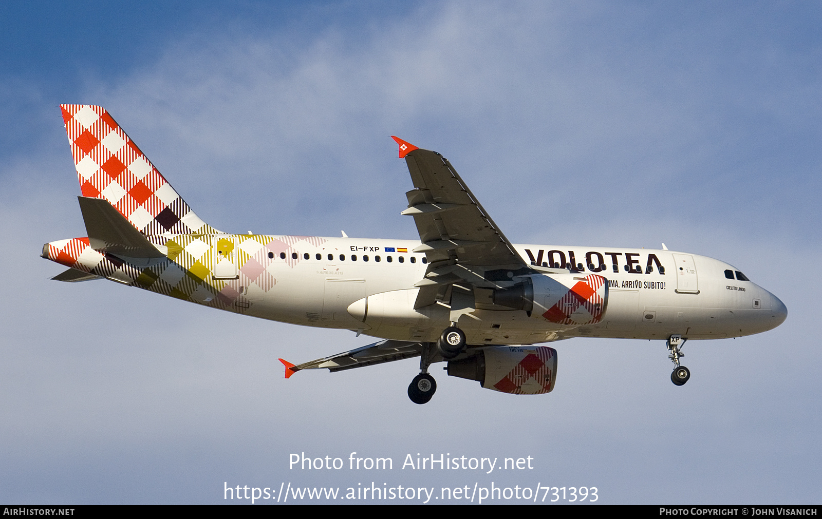 Aircraft Photo of EI-FXP | Airbus A319-111 | Volotea | AirHistory.net #731393