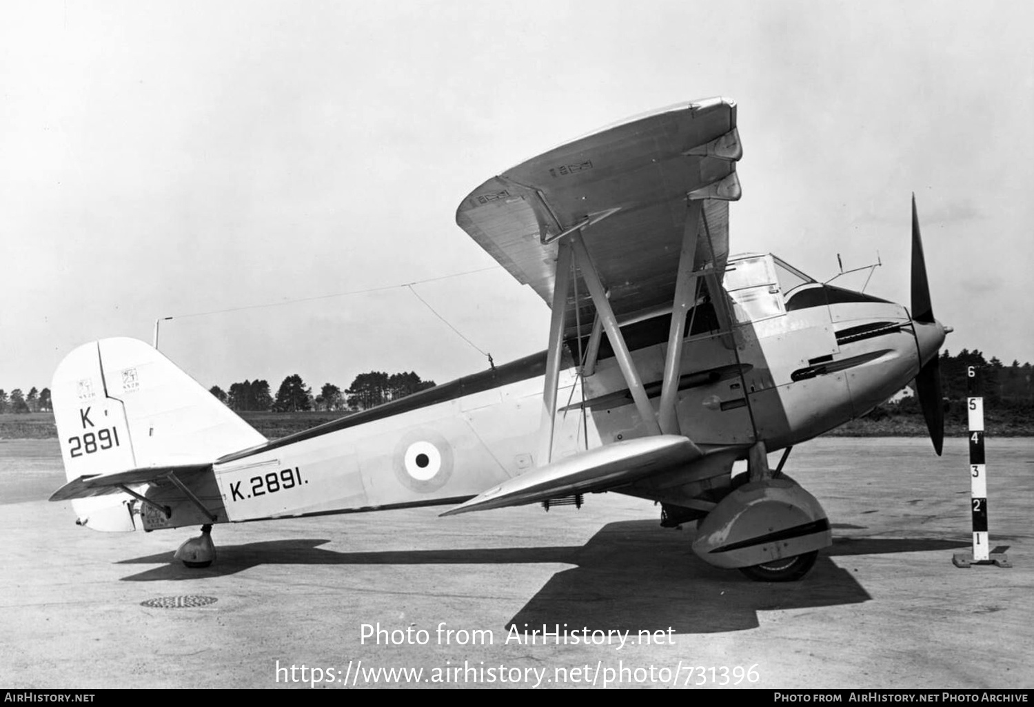 Aircraft Photo of K2891 | Westland F.7/30 | UK - Air Force | AirHistory.net #731396