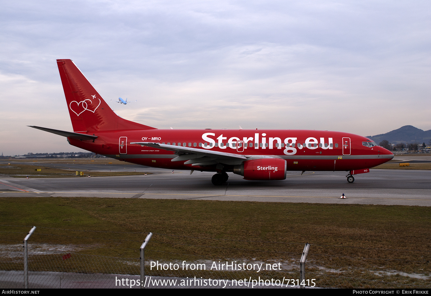 Aircraft Photo of OY-MRO | Boeing 737-73A | Sterling Airlines | AirHistory.net #731415