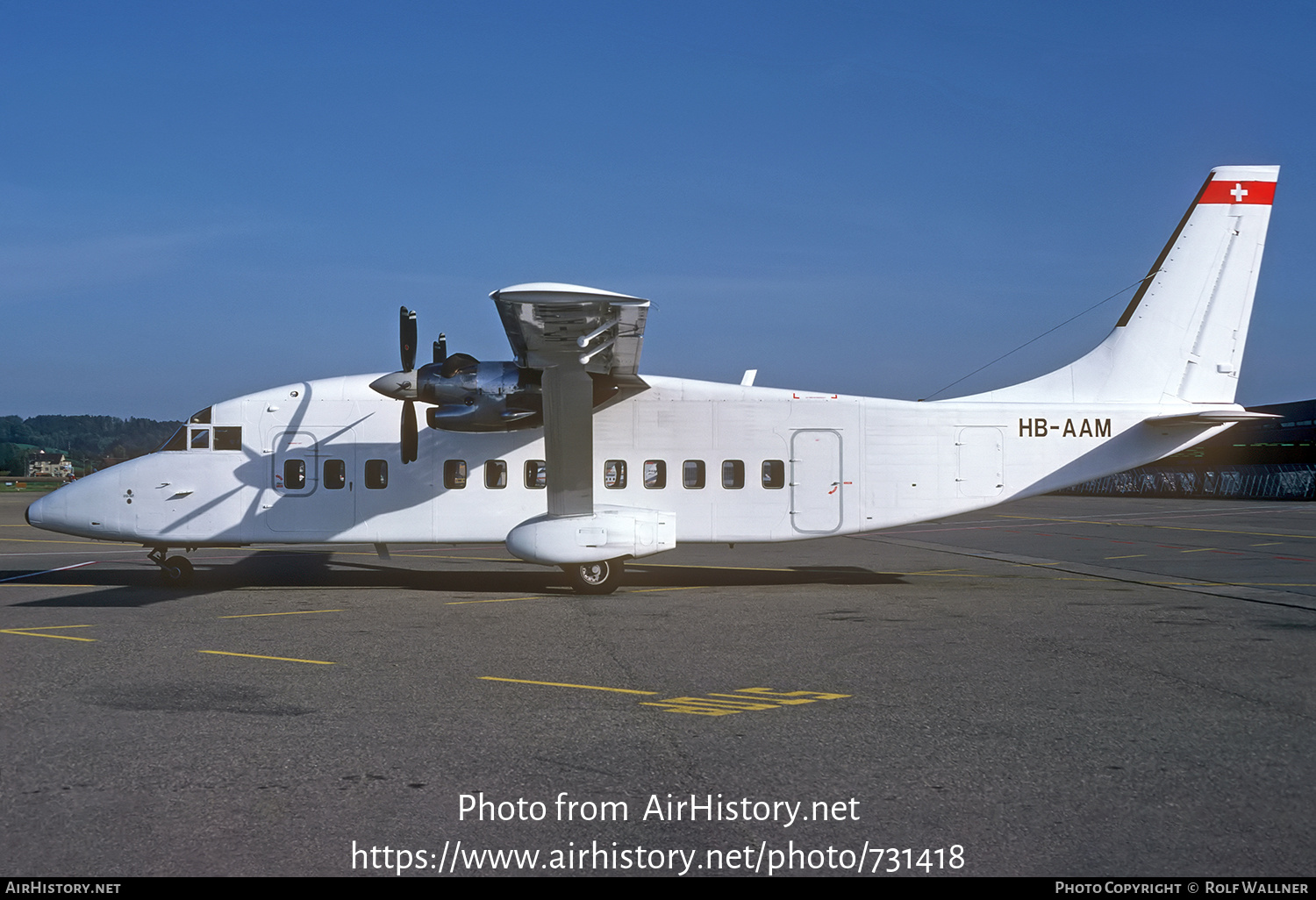 Aircraft Photo of HB-AAM | Short 360-300 | AirHistory.net #731418