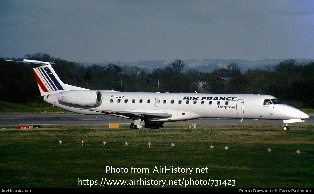 Aircraft Photo of F-GRGI | Embraer ERJ-145EU (EMB-145EU) | Air France | AirHistory.net #731423