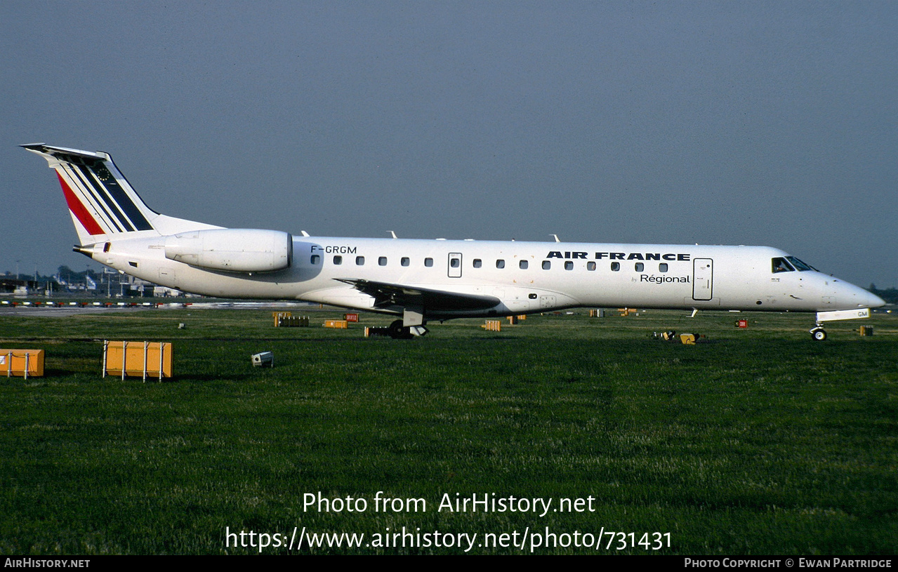 Aircraft Photo of F-GRGM | Embraer ERJ-145EU (EMB-145EU) | Air France | AirHistory.net #731431