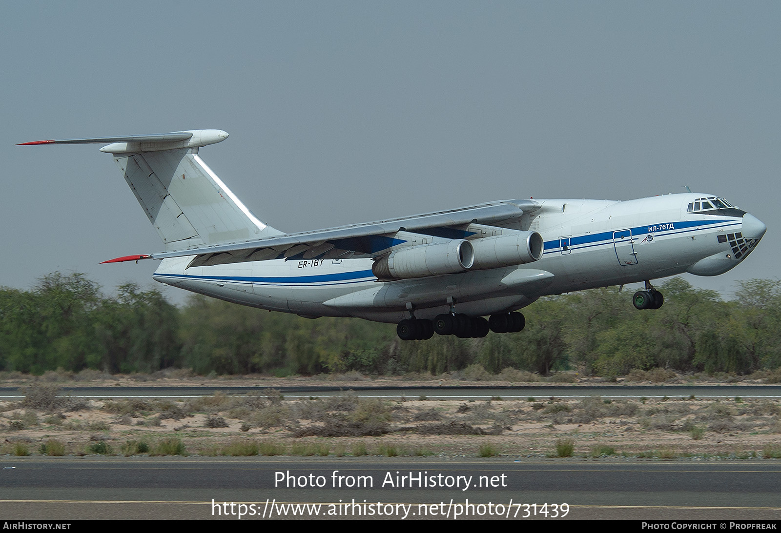 Aircraft Photo of ER-IBY | Ilyushin Il-76TD | Airline Transport | AirHistory.net #731439