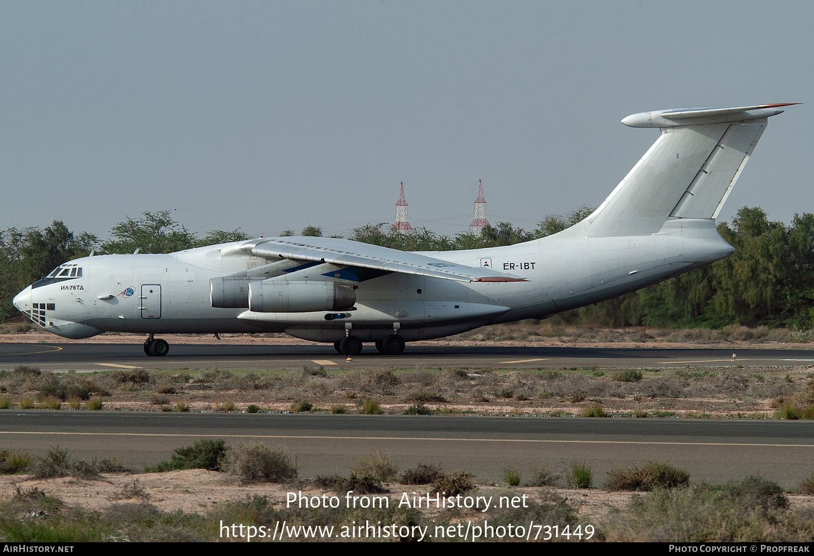 Aircraft Photo of ER-IBT | Ilyushin Il-76TD | Airline Transport | AirHistory.net #731449