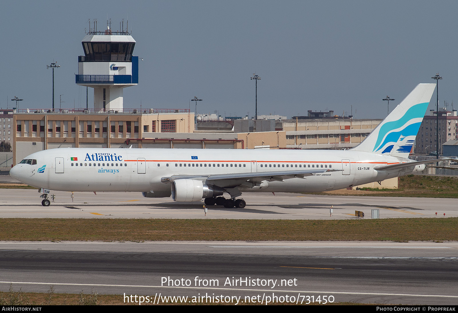 Aircraft Photo of CS-TLM | Boeing 767-33A/ER | Euro Atlantic Airways | AirHistory.net #731450