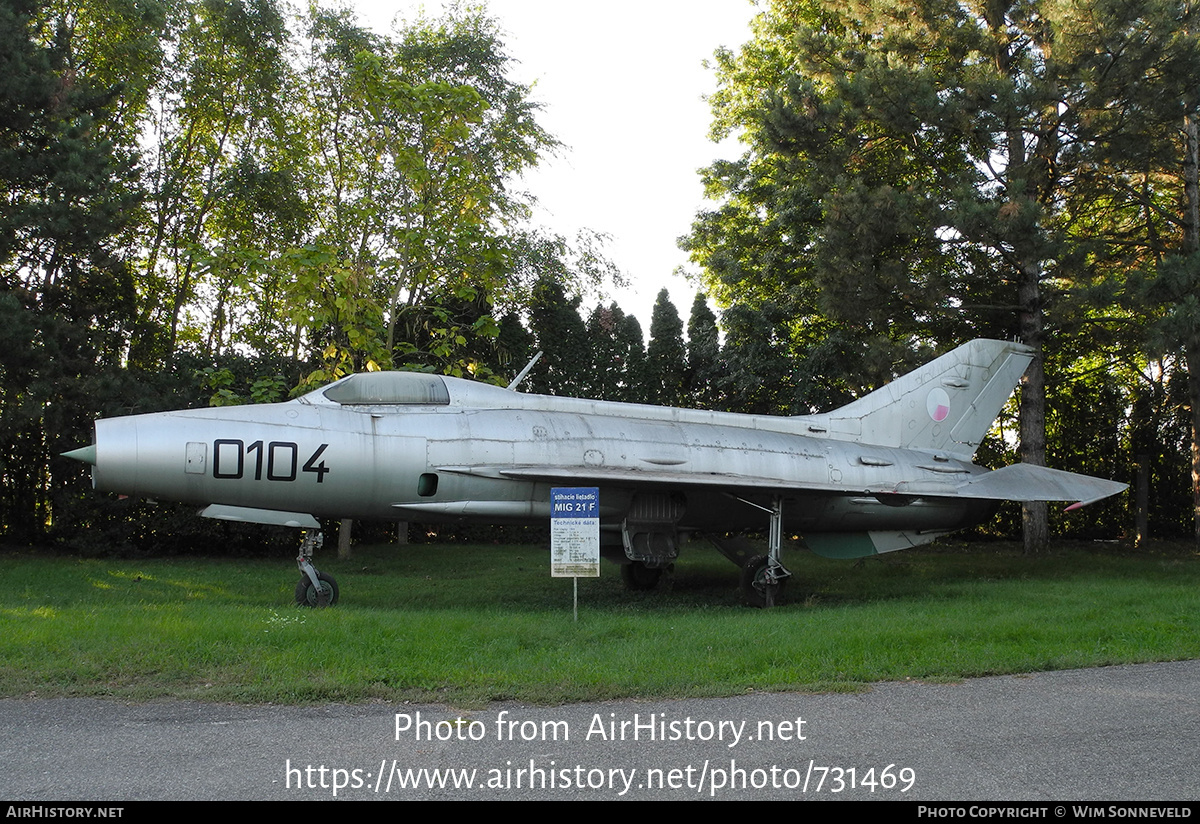 Aircraft Photo of 0104 | Aero S-106 (MiG-21F-13) | Czechoslovakia - Air Force | AirHistory.net #731469