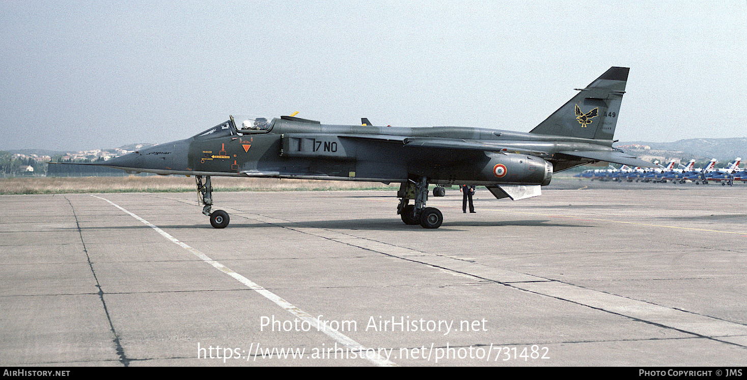 Aircraft Photo of A49 | Sepecat Jaguar A | France - Air Force | AirHistory.net #731482