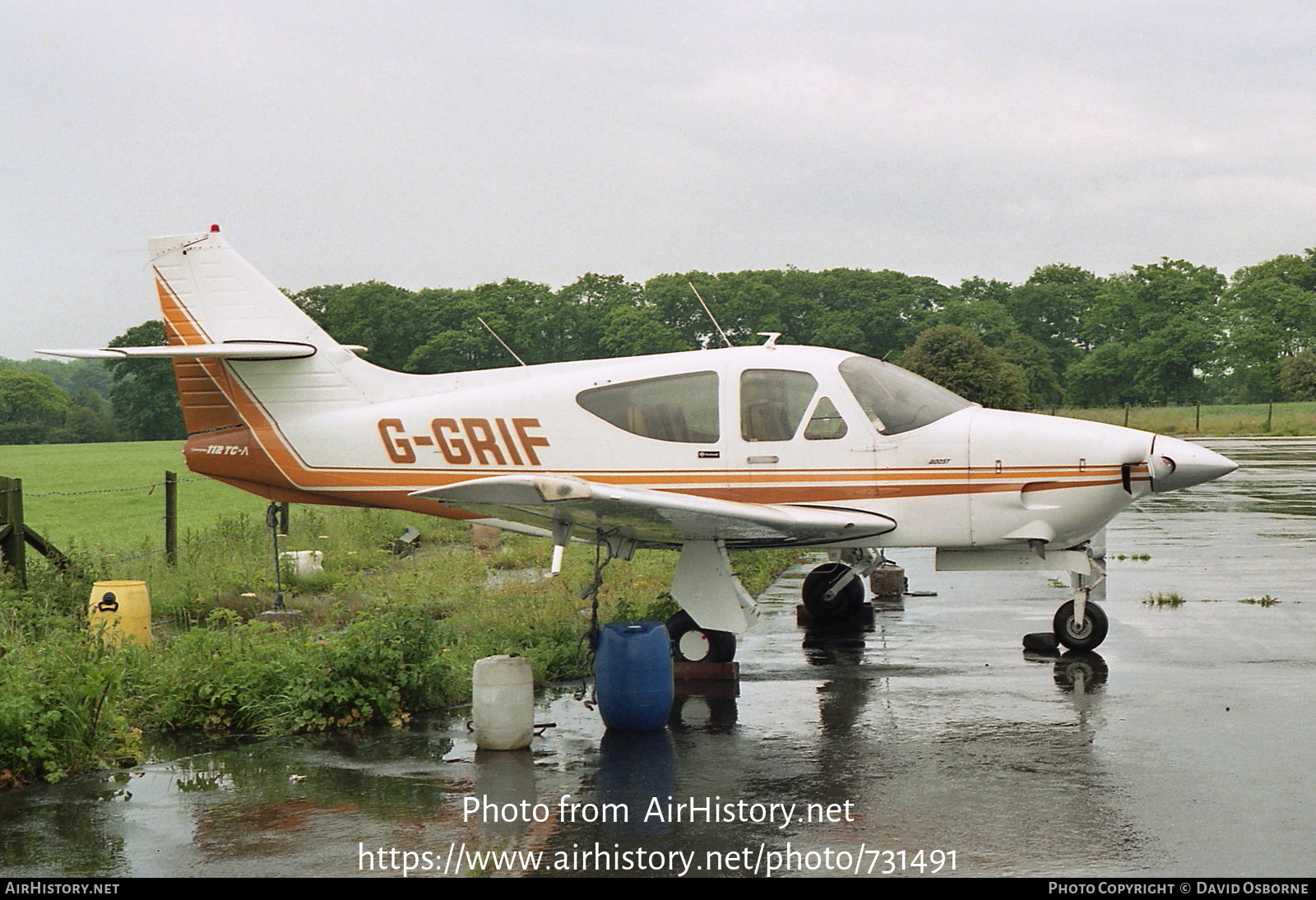 Aircraft Photo of G-GRIF | Rockwell Commander 112TCA | AirHistory.net #731491