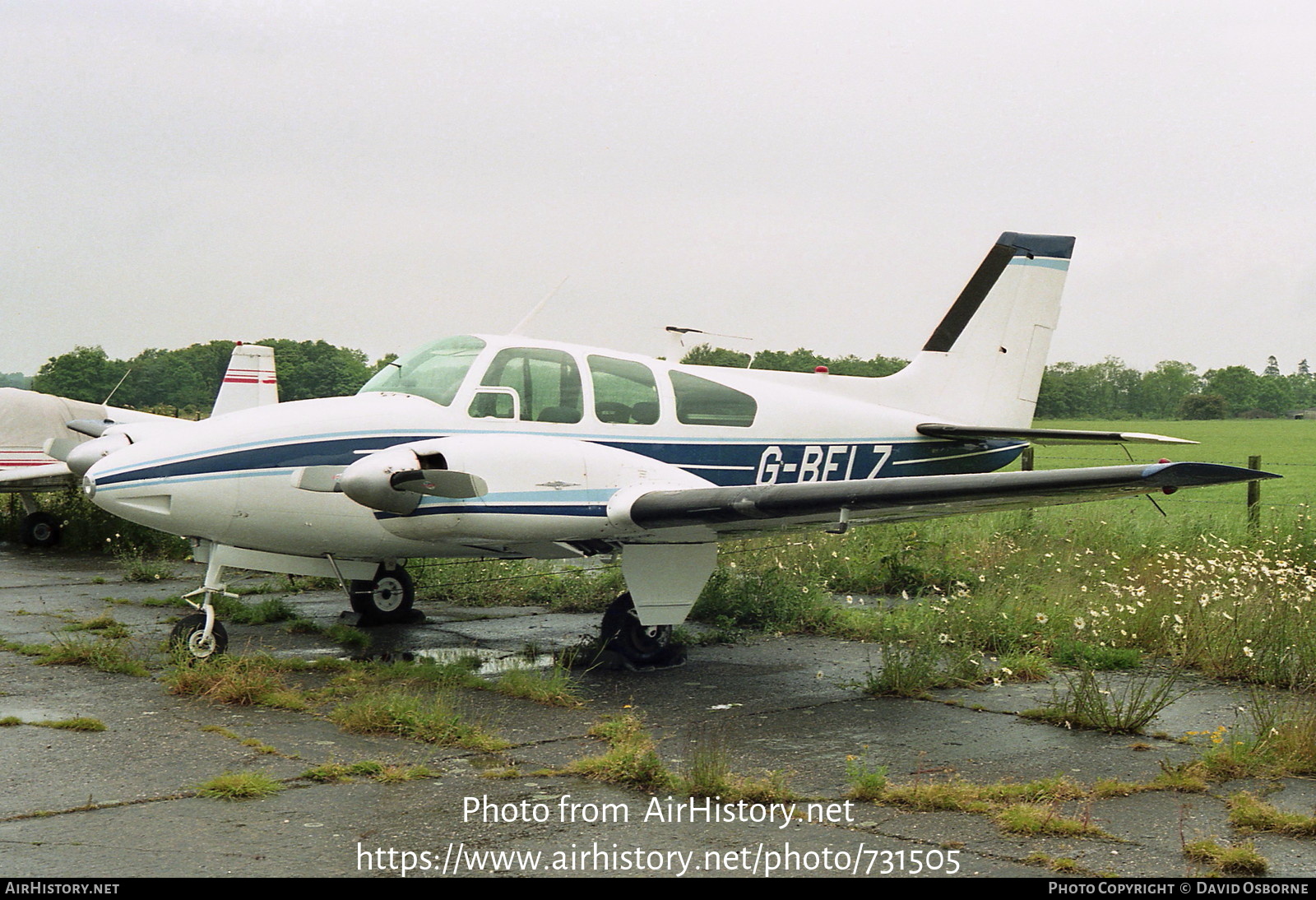 Aircraft Photo of G-BFLZ | Beech A55 Baron (95-A55) | AirHistory.net #731505