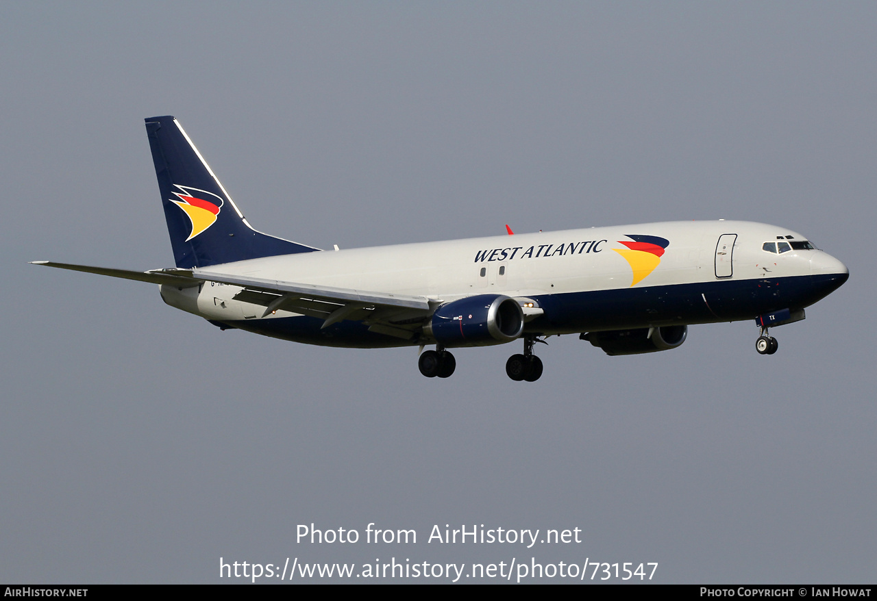 Aircraft Photo of G-NPTX | Boeing 737-4C9(SF) | West Atlantic Cargo Airlines | AirHistory.net #731547