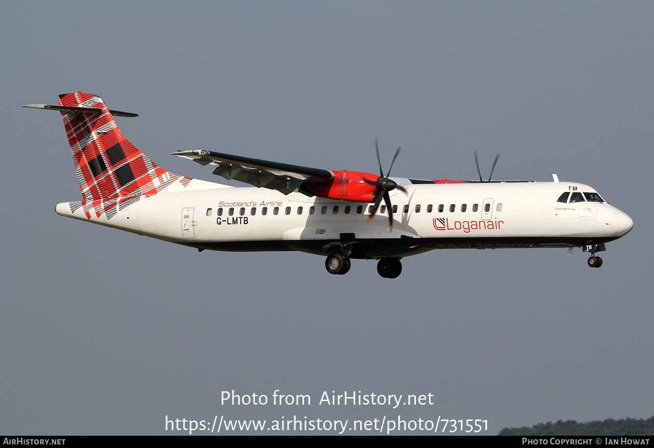 Aircraft Photo of G-LMTB | ATR ATR-72-600 (ATR-72-212A) | Loganair | AirHistory.net #731551