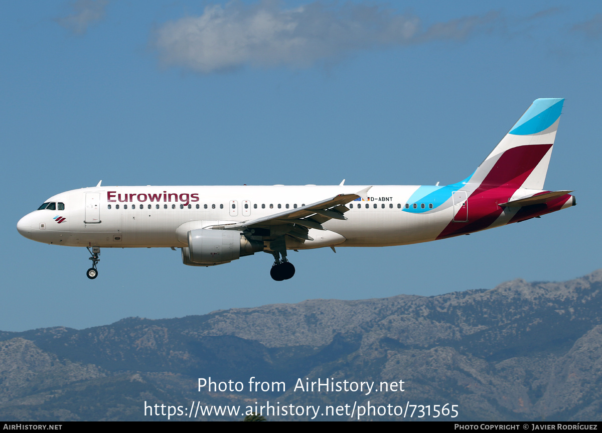 Aircraft Photo of D-ABNT | Airbus A320-214 | Eurowings | AirHistory.net #731565