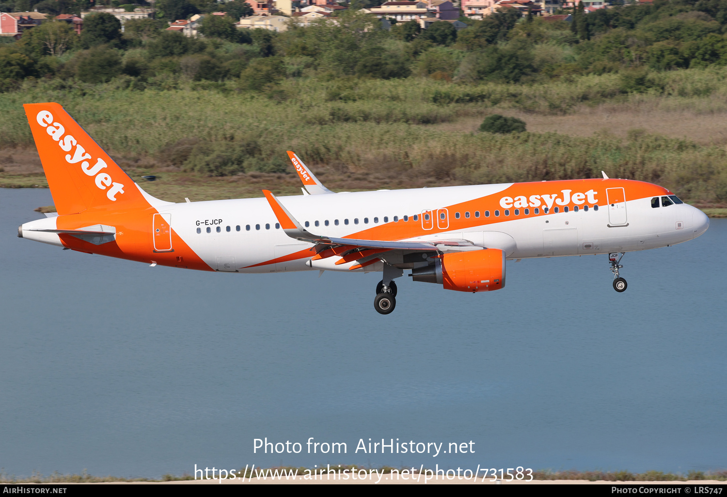 Aircraft Photo of G-EJCP | Airbus A320-214 | EasyJet | AirHistory.net #731583