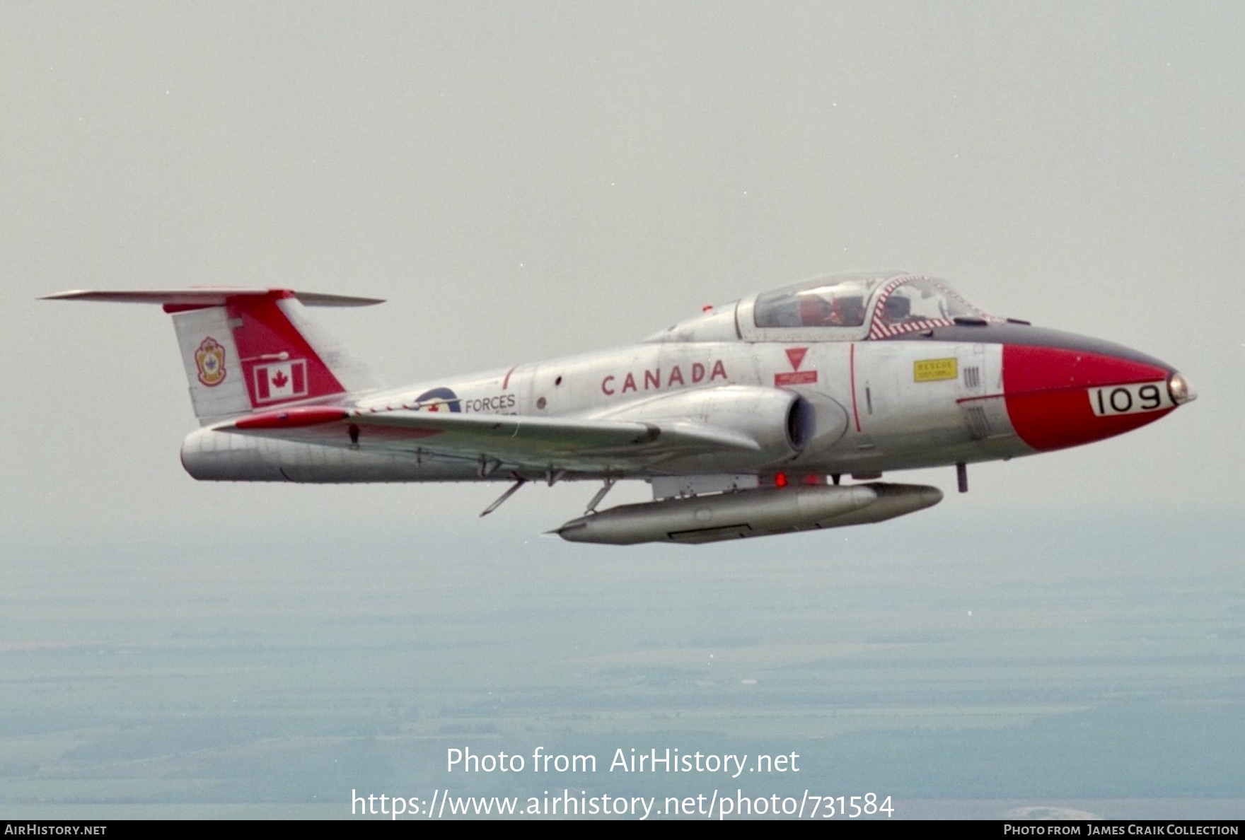 Aircraft Photo of 114109 | Canadair CT-114 Tutor (CL-41A) | Canada - Air Force | AirHistory.net #731584