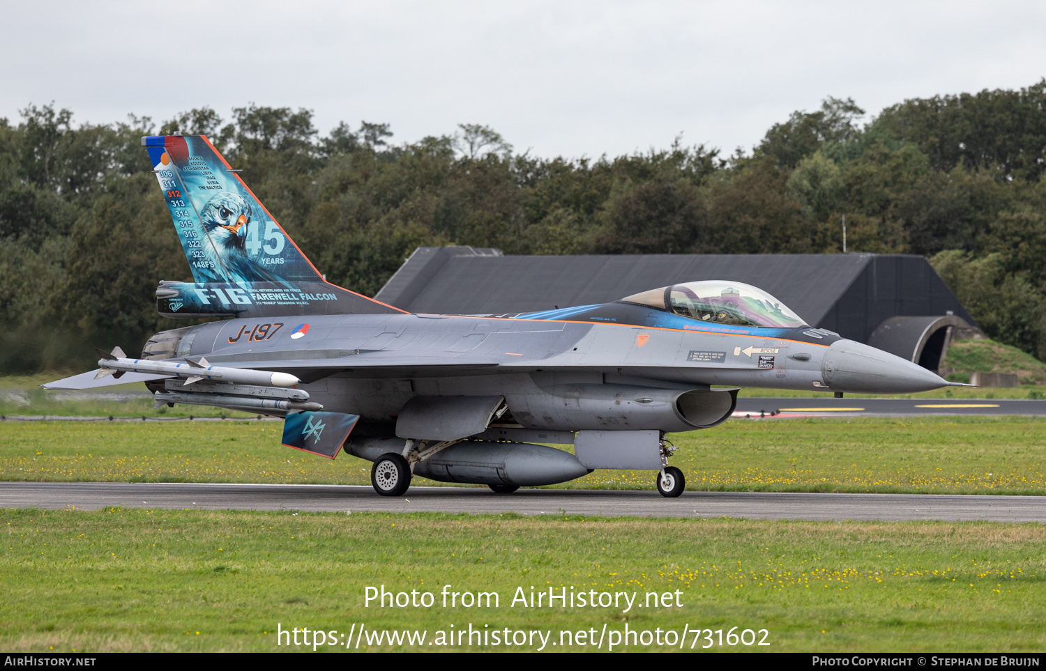 Aircraft Photo of J-197 | General Dynamics F-16AM Fighting Falcon | Netherlands - Air Force | AirHistory.net #731602