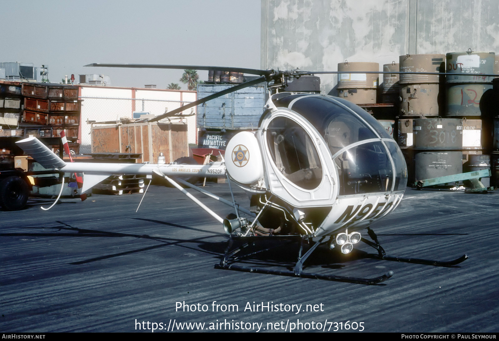 Aircraft Photo of N9520F | Hughes 269B 300 | Los Angeles County Sheriff | AirHistory.net #731605