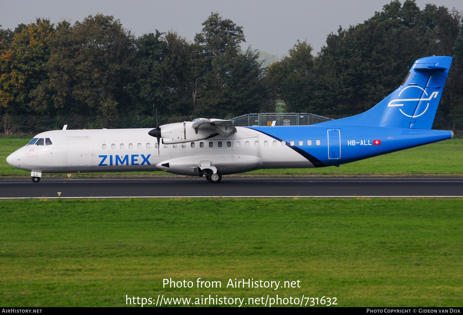 Aircraft Photo of HB-ALL | ATR ATR-72-202/F | Zimex Aviation | AirHistory.net #731632