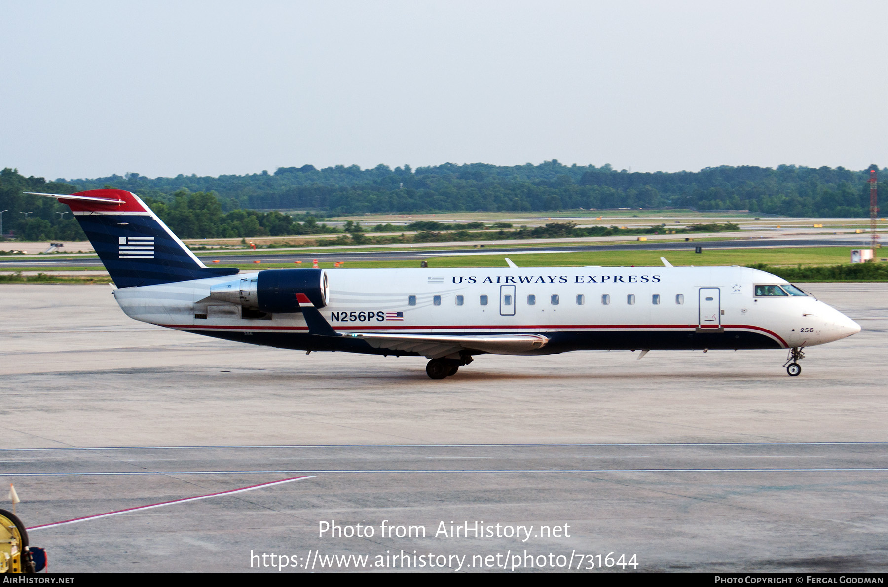 Aircraft Photo of N256PS | Bombardier CRJ-200LR (CL-600-2B19) | US Airways Express | AirHistory.net #731644