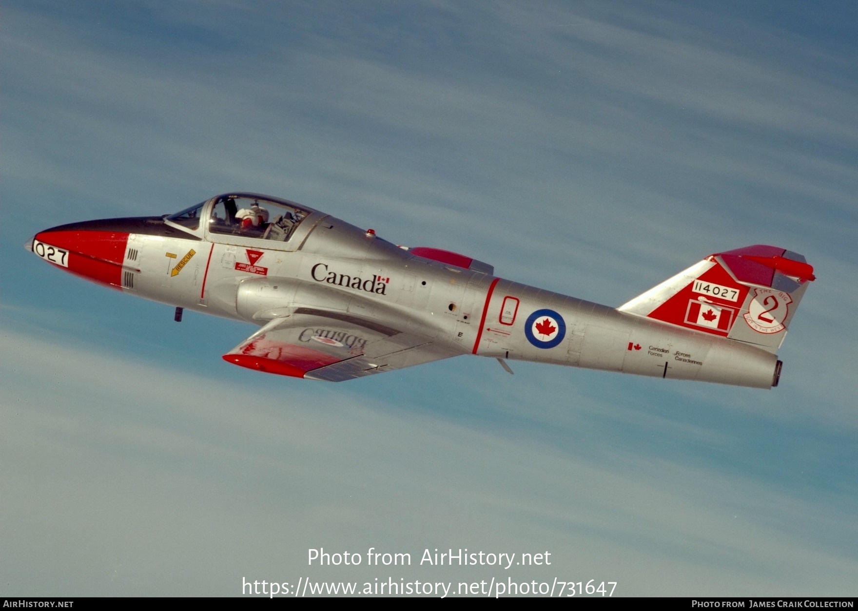 Aircraft Photo of 114027 | Canadair CT-114 Tutor (CL-41A) | Canada - Air Force | AirHistory.net #731647