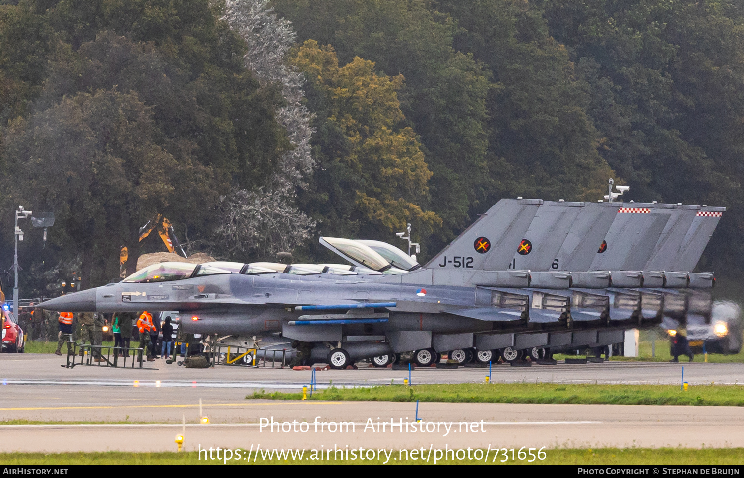 Aircraft Photo of J-512 | General Dynamics F-16AM Fighting Falcon | Netherlands - Air Force | AirHistory.net #731656