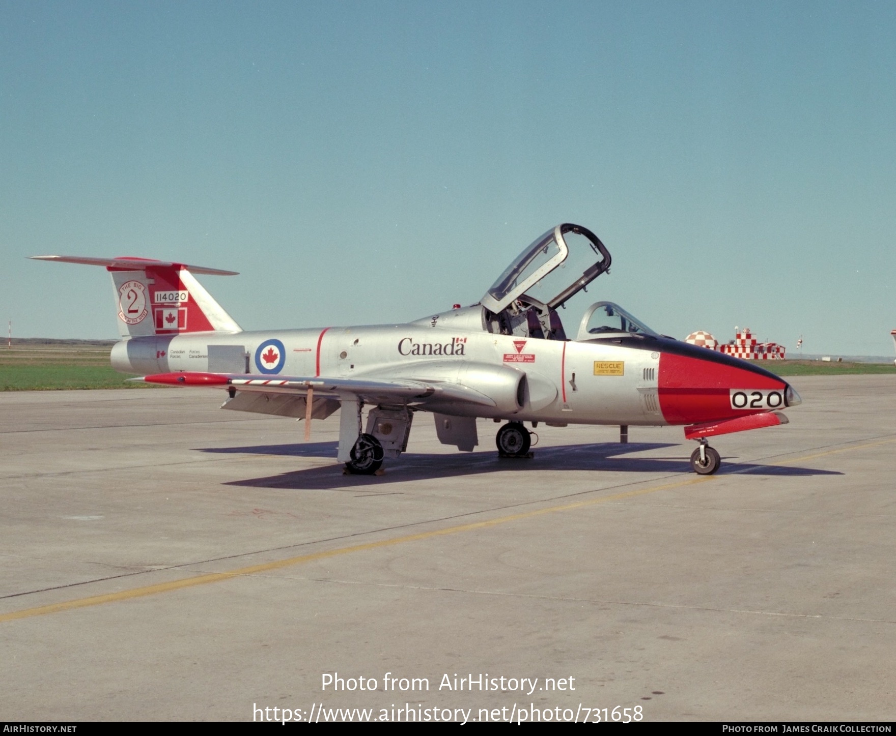 Aircraft Photo of 114020 | Canadair CT-114 Tutor (CL-41A) | Canada - Air Force | AirHistory.net #731658