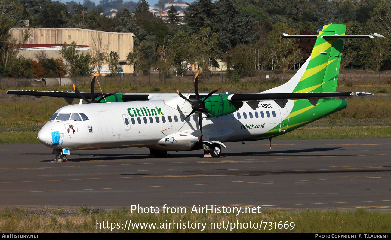 Aircraft Photo of M-ABRO | ATR ATR-72-600 (ATR-72-212A) | Citilink | AirHistory.net #731669