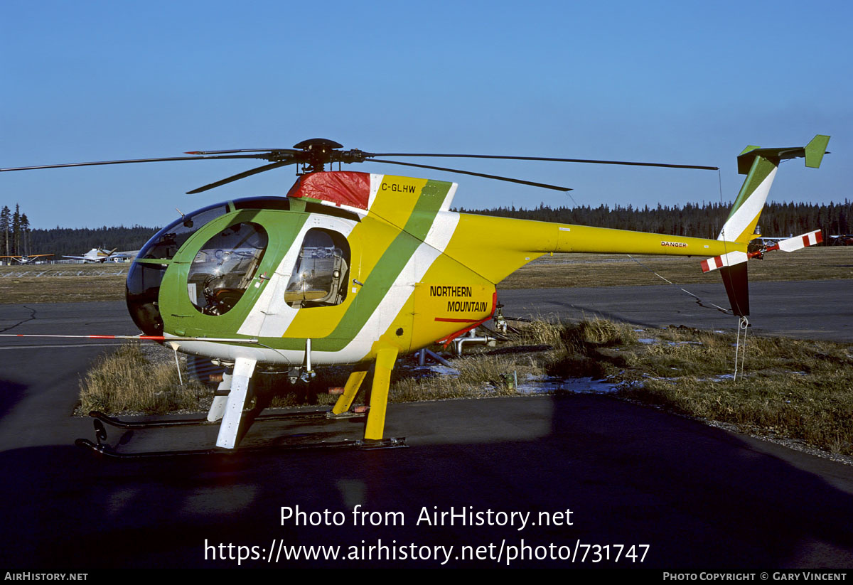 Aircraft Photo of C-GLHW | Hughes 500D (369D) | Northern Mountain Helicopters | AirHistory.net #731747