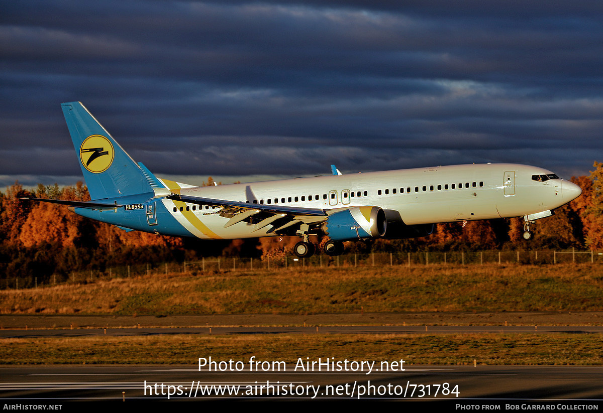 Aircraft Photo of HL8599 | Boeing 737-8 Max 8 | AirHistory.net #731784