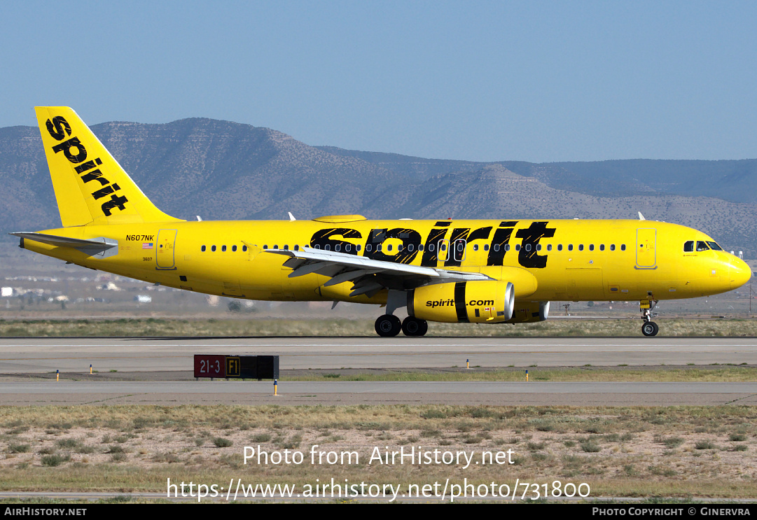 Aircraft Photo of N607NK | Airbus A320-232 | Spirit Airlines | AirHistory.net #731800