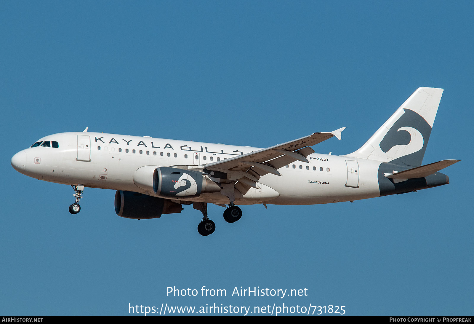 Aircraft Photo of F-OHJY | Airbus A319-112 | Al-Khayala Airlines | AirHistory.net #731825