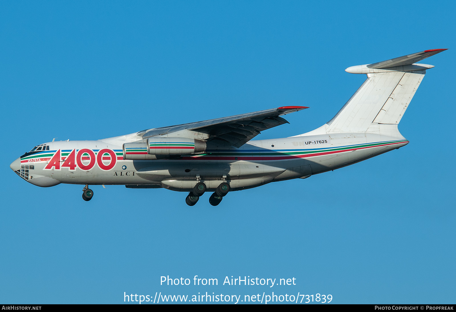 Aircraft Photo of UP-I7625 | Ilyushin Il-76TD | A400 - Airlines 400 | AirHistory.net #731839