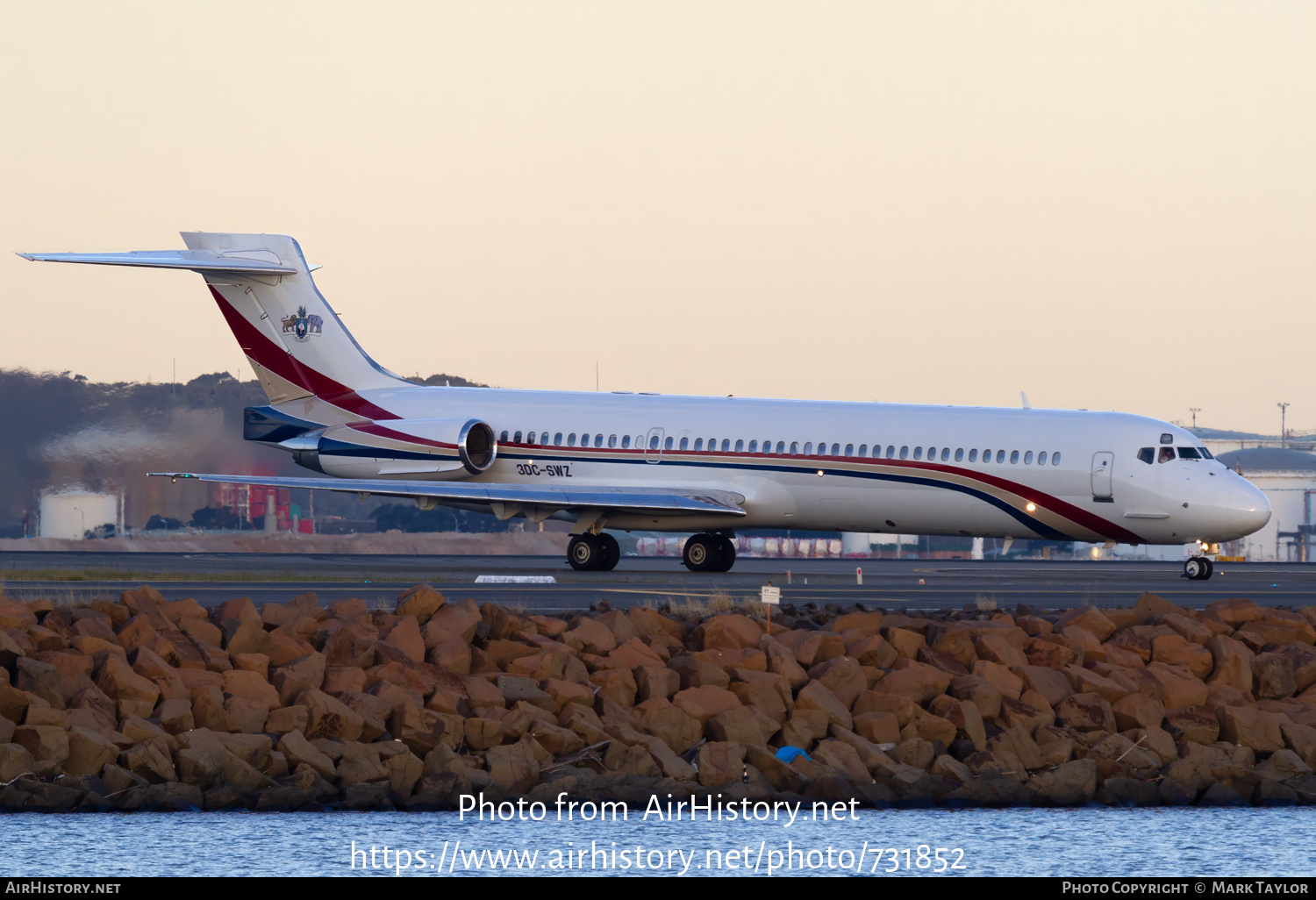 Aircraft Photo of 3DC-SWZ | McDonnell Douglas MD-87 (DC-9-87) | Swaziland Royal Flight | AirHistory.net #731852