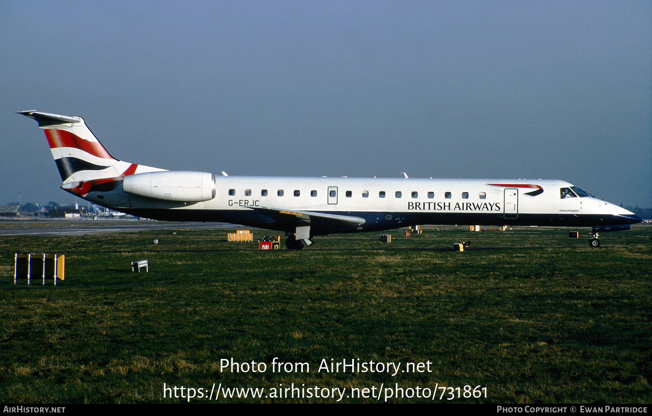 Aircraft Photo of G-ERJC | Embraer ERJ-145EU (EMB-145EU) | British Airways | AirHistory.net #731861