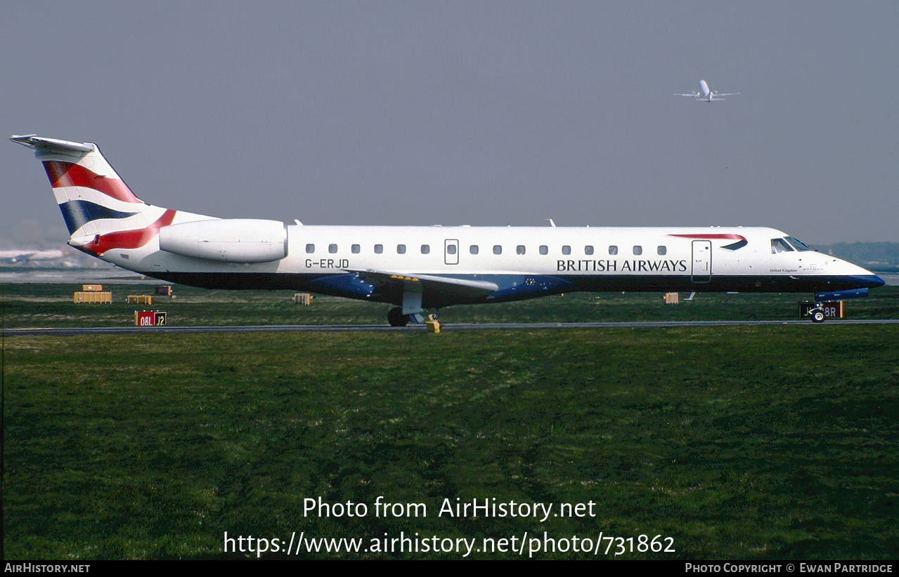 Aircraft Photo of G-ERJD | Embraer ERJ-145EP (EMB-145EP) | British Airways | AirHistory.net #731862