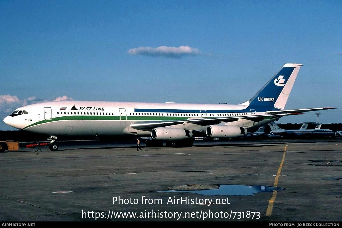 Aircraft Photo of UK-86053 | Ilyushin Il-86 | East Line | AirHistory.net #731873