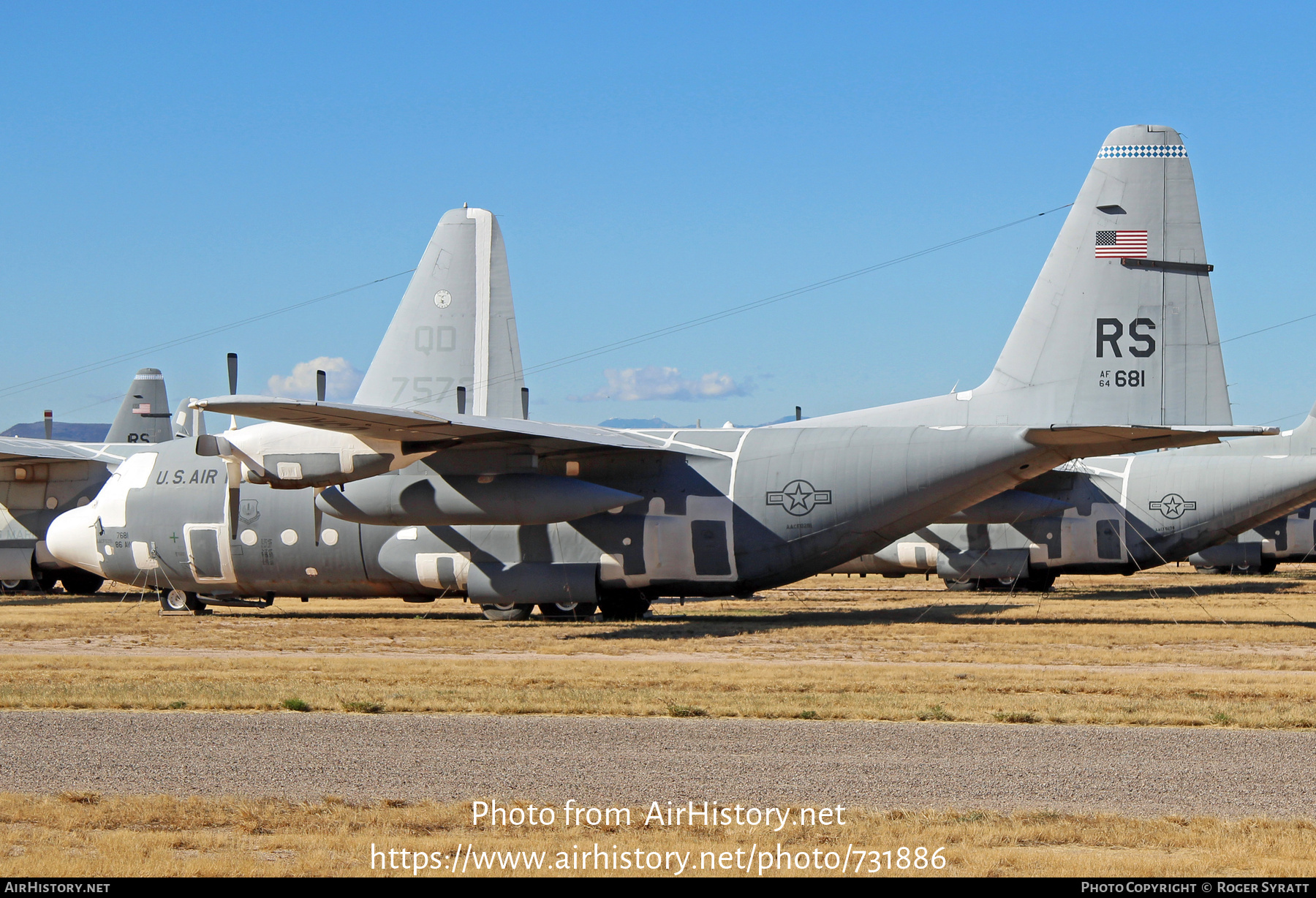 Aircraft Photo of 64-17681 / AF64-681 | Lockheed C-130E Hercules (L-382) | USA - Air Force | AirHistory.net #731886